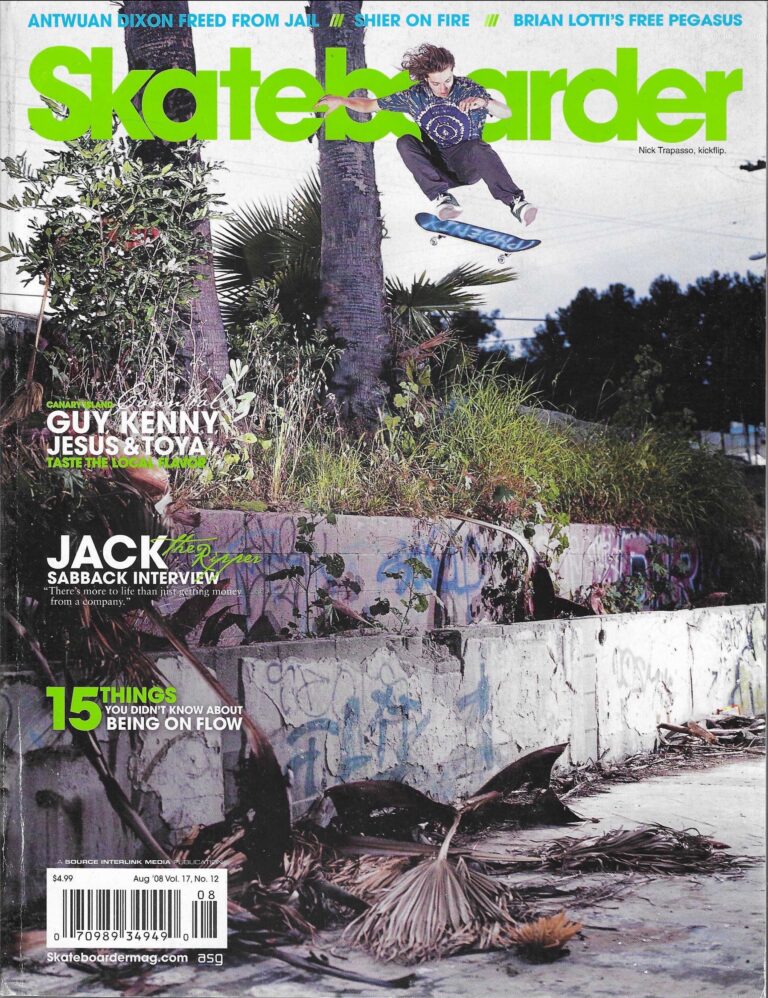 Skateboarder August 2008