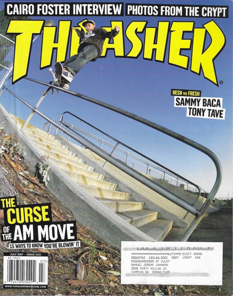 Thrasher July 2007