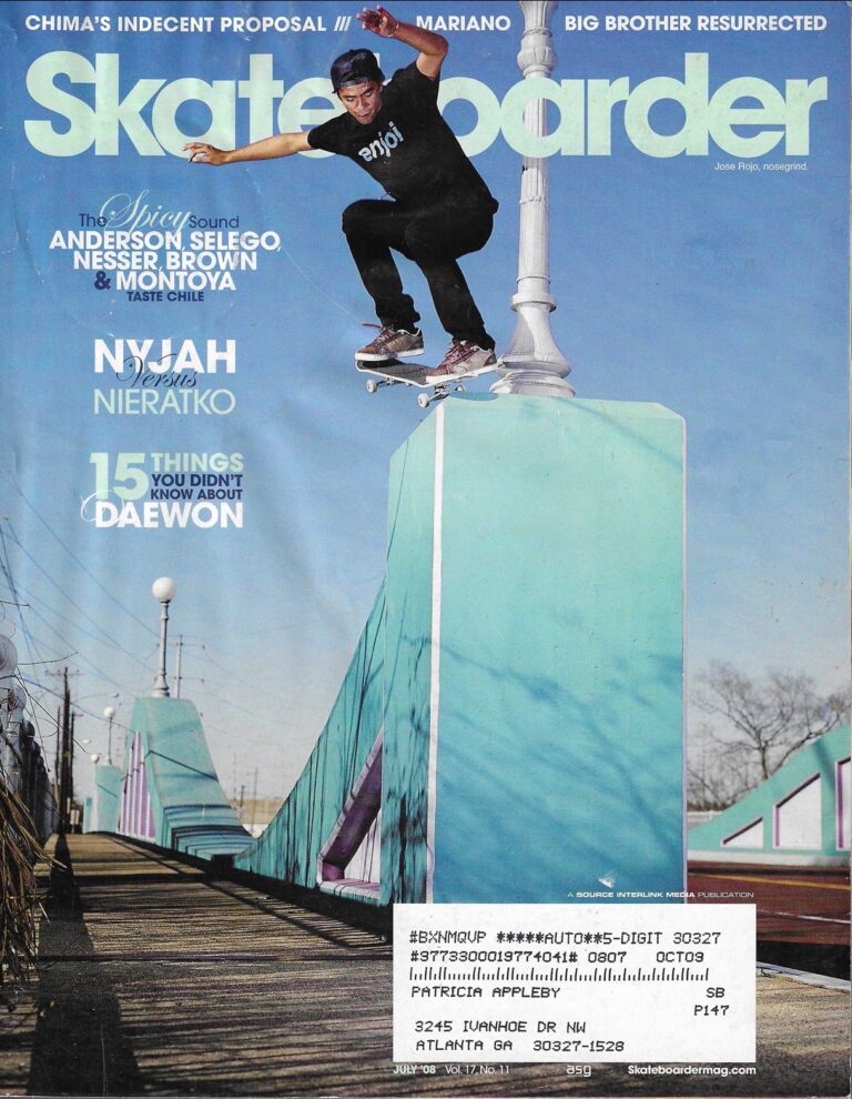 Skateboarder July 2008