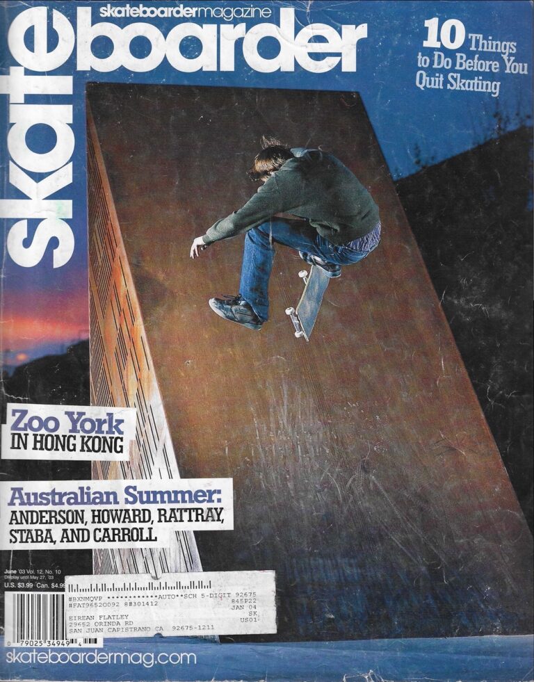 Skateboarder June 2003