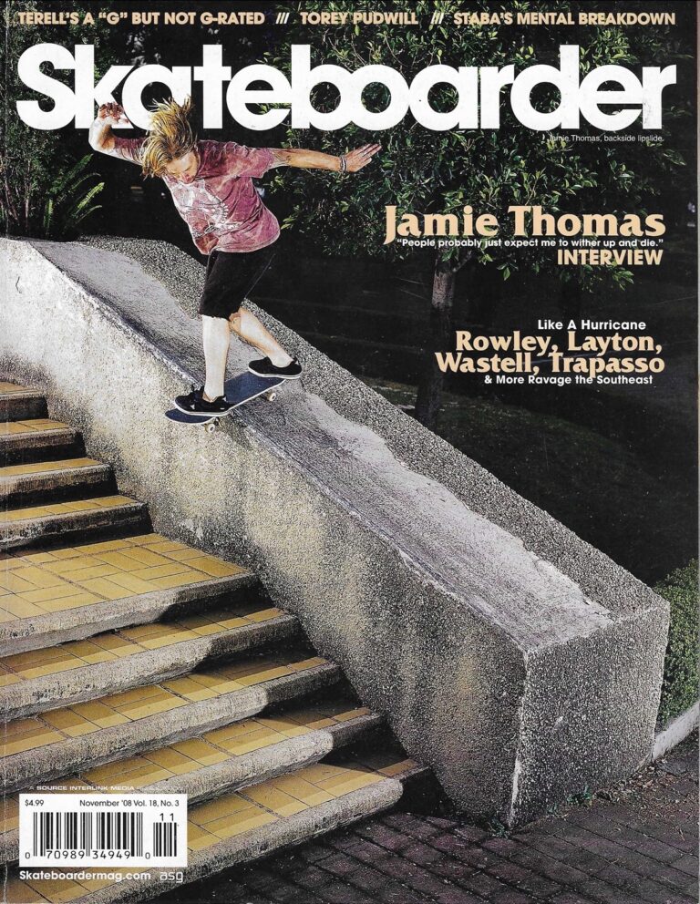 Skateboarder November 2008