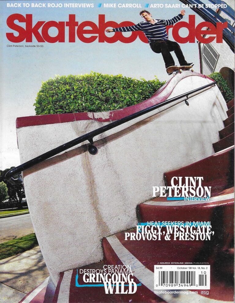 Skateboarder October 2008