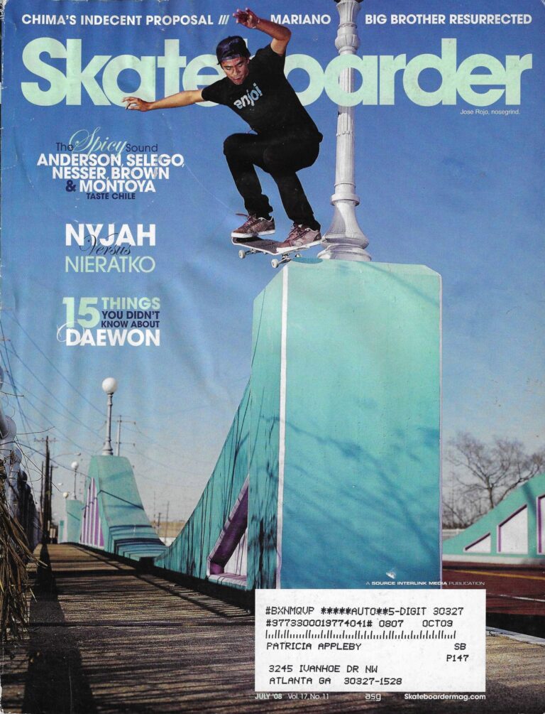 Skateboarder July 2008