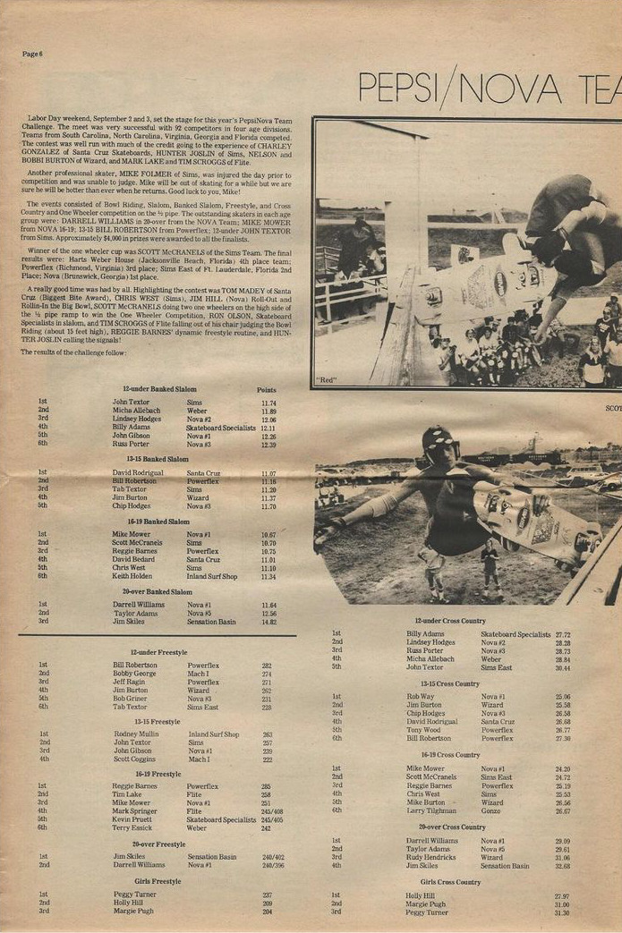 National Skateboard Review Brunswick, GA 1978