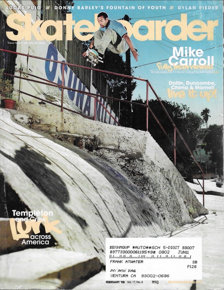 Skateboarder February 2008