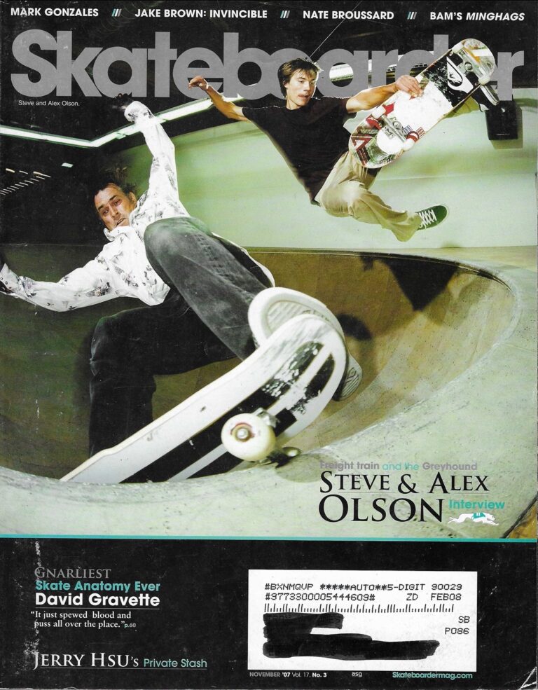 Skateboarder November 2007