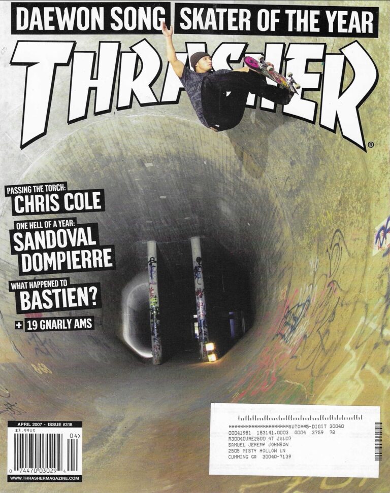 Thrasher April 2007