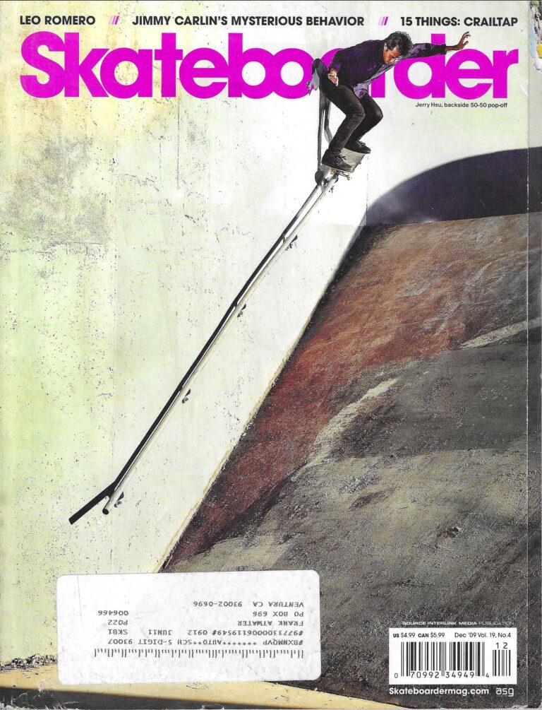 Skateboarder December 2009