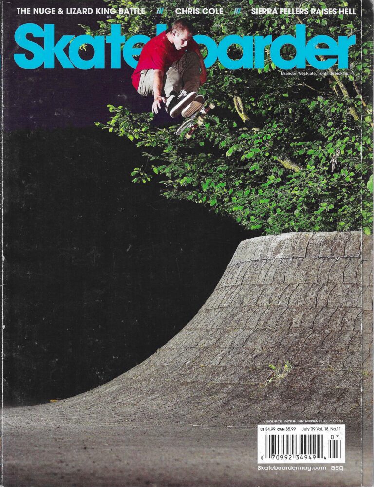 Skateboarder July 2009
