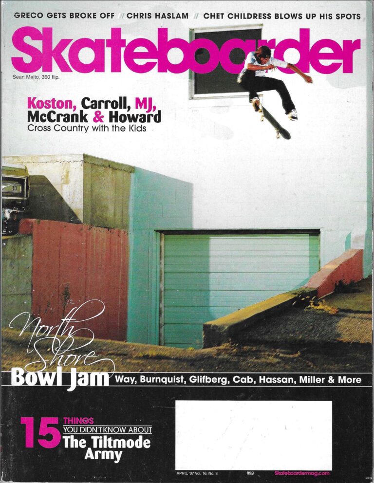 Skateboarder April 2007