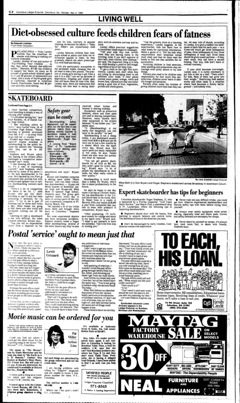 Columbus Ledger May 2 1988