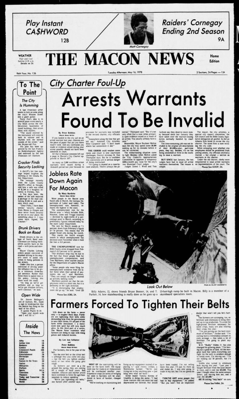 Macon News May 16 1978