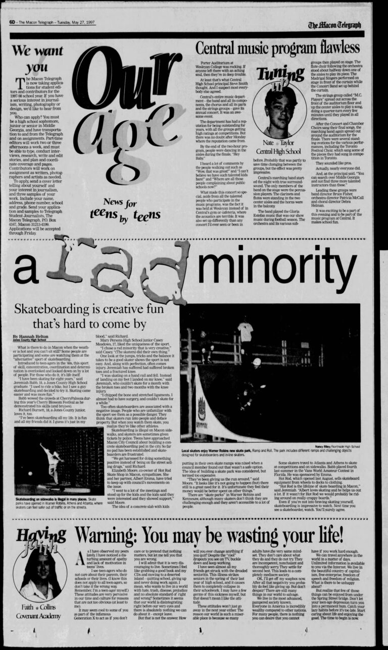 Macon Telegraph May 27 1997
