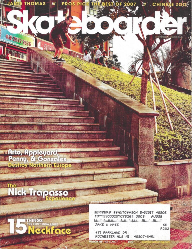 Skateboarder March 2008